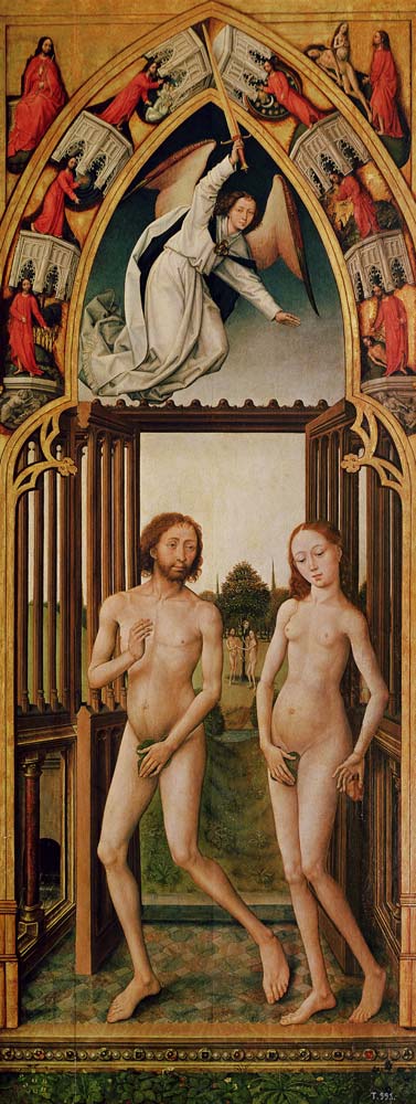 van der Weyden / Expulsion from Paradise from Rogier van der Weyden