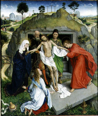 The Entombment, c.1450 (oil on panel) from Rogier van der Weyden