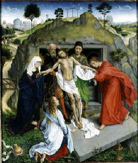The Entombment, c.1450 (oil on panel)