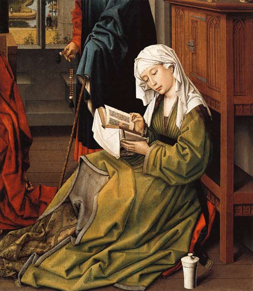 Reading Saint Magdalena. from Rogier van der Weyden