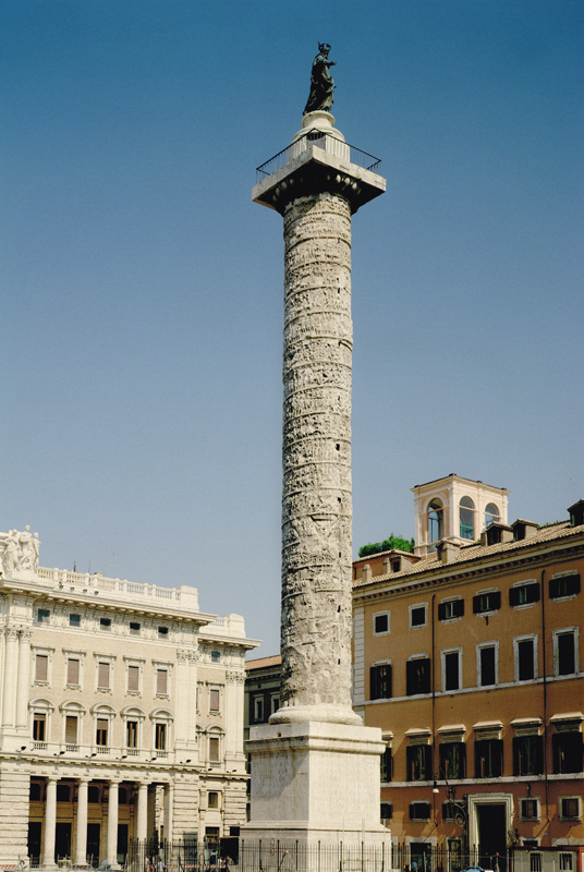 View of Trajan's Column from Roman