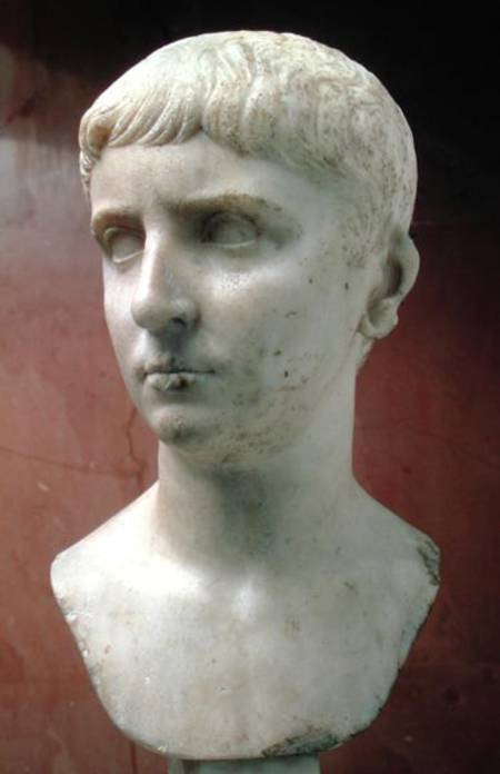 Portrait, possibly of Gaius Caesar (20 BC-AD 04) from Roman