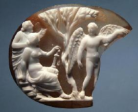 Cameo depicting Icarus and Daedalus, 27 BC-AD 14 (sardonyx)