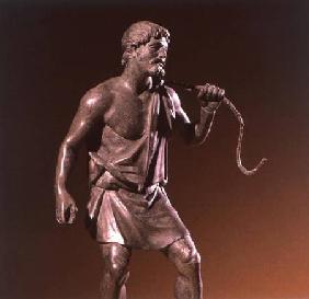 Lararium statuette of a water carrier