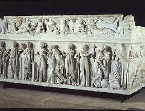 Sarcophagus with frieze of the Nine Muses