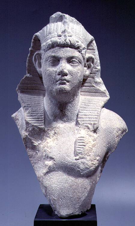 Bust of a Roman Emperor as a pharaoh from Roman Period Egyptian