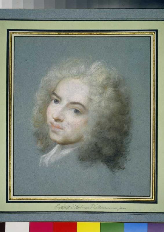 Bildnis Jean-Antoine Watteau.(?) from Rosalba Carriera
