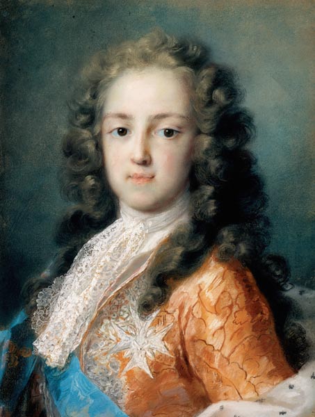 Louis XV of France (1710-1774) as Dauphin from Rosalba Giovanna Carriera