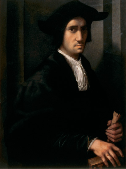 Portrait of a Man (panel) from Rosso Fiorentino