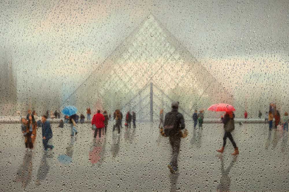 rain in Paris from Roswitha Schleicher-Schwarz