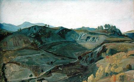 A rugged valley in Italy from Rudolf Friedrich Wasmann