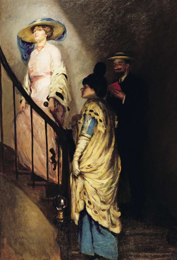 The Meeting on the Stairs from Rupert Charles Wolston Bunny