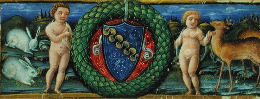 The Coat of Arms of the Marcello Family (vellum) from Russi Francesco di Giovanni de