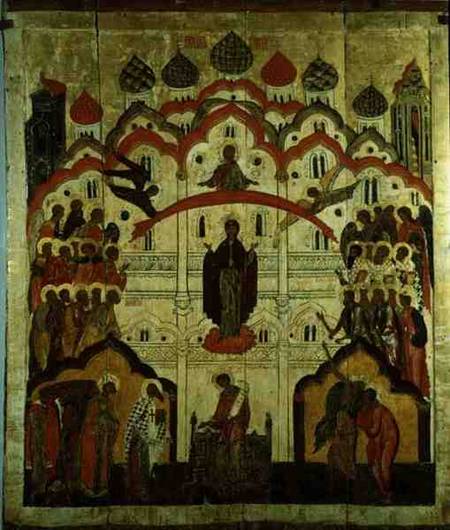 The Intercession, from the Church of the Intercession at Karelia from Russian School