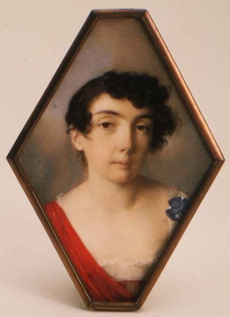 Portrait of Anna Mikhailovna Khitrovo (1782-1846) from Russian School