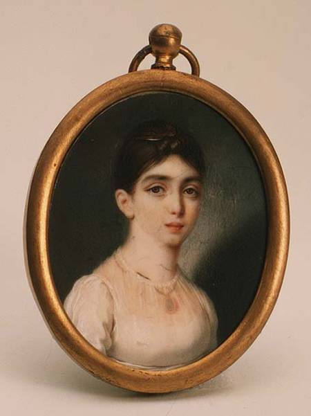 Portrait of Darya Mikhailovna Opochinina (1788-1854) from Russian School
