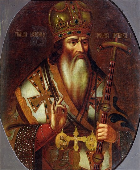 Portrait of Joachim, Patriarch of Moscow (1674-1690) from Russian School