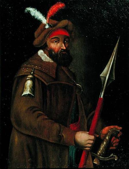 Portrait of Yermak Timofeyevich (d.1584/5) from Russian School