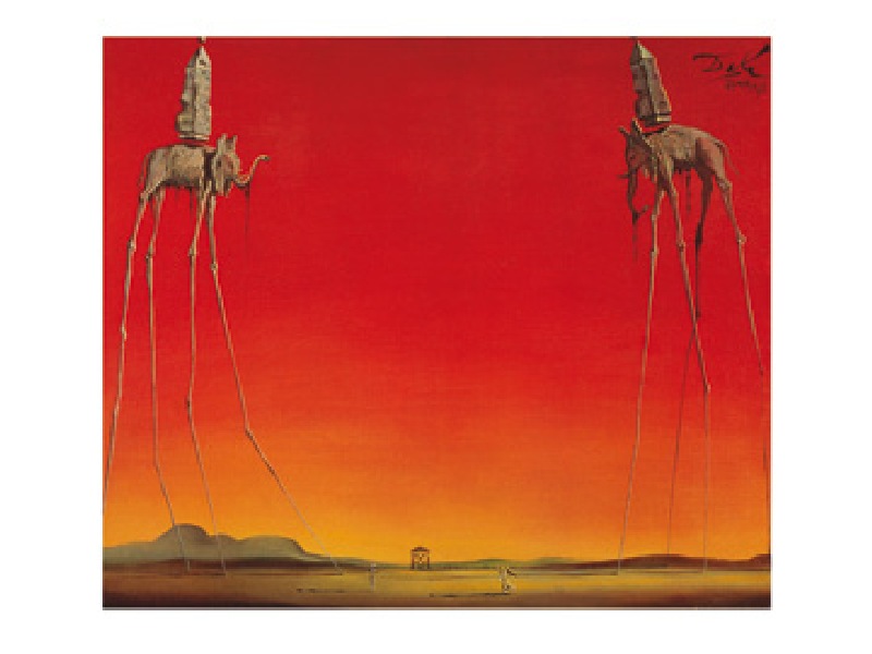 The Elephants  - (SD-82) from Salvador Dali