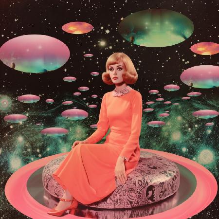 Space Host - Collage Art