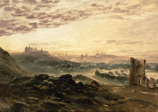 A Panoramic View of Edinburgh from Samuel Bough