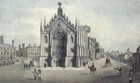 The Castle Chapel, Dublin from Samuel Frederick Brocas