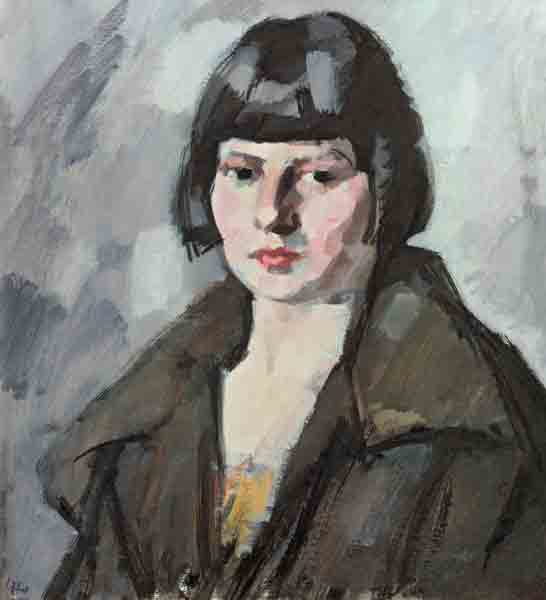 Head of a Young Girl, c.1920 from Samuel John Peploe