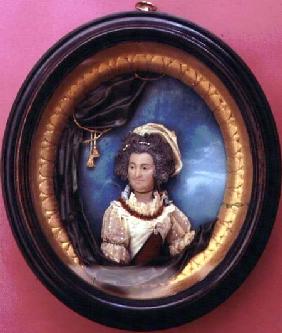 Miniature portrait of Mary Berry (1763-1852)