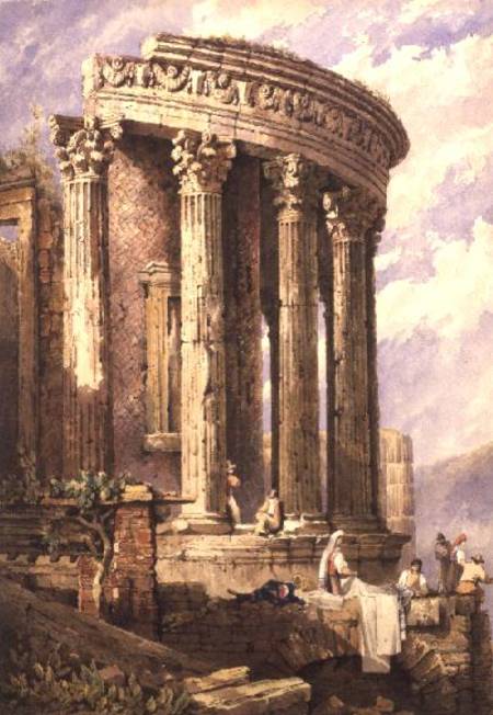 Tivoli, Temple of the Sibyl from Samuel Prout