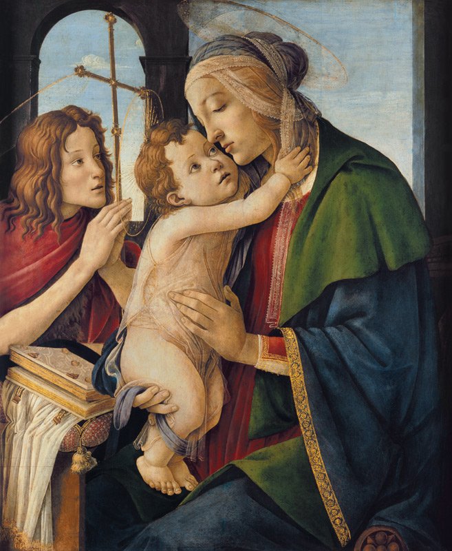 Madonna with child from Sandro Botticelli