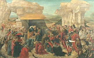 Die Anbetung der Hirten (unvollständig). from Sandro Botticelli