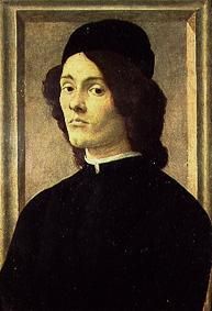 Portrait of a young man. from Sandro Botticelli
