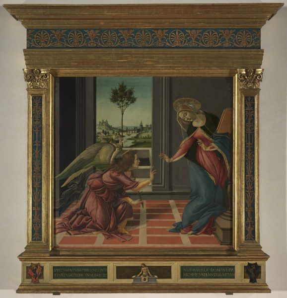 Botticelli, Annunciation from Sandro Botticelli