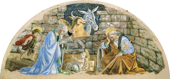Birth Christi from Sandro Botticelli