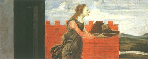 Salome with the head of Johannes of the Täufers from Sandro Botticelli