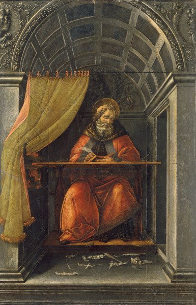 St.Augustine in the Cell / Botticelli from Sandro Botticelli
