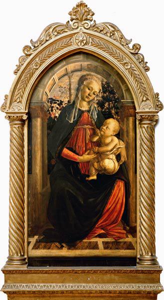 Botticelli, Madonna im Rosenhag