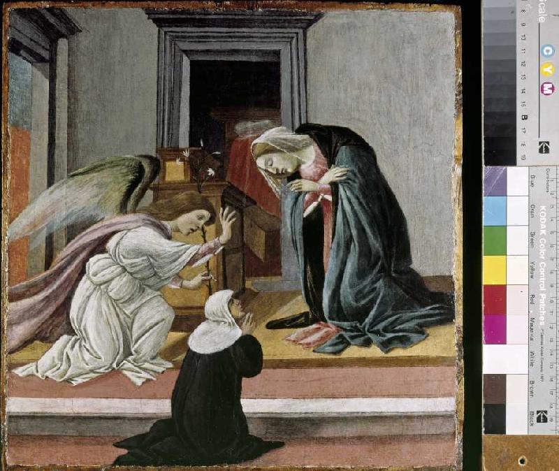 Verkündigung. from Sandro Botticelli