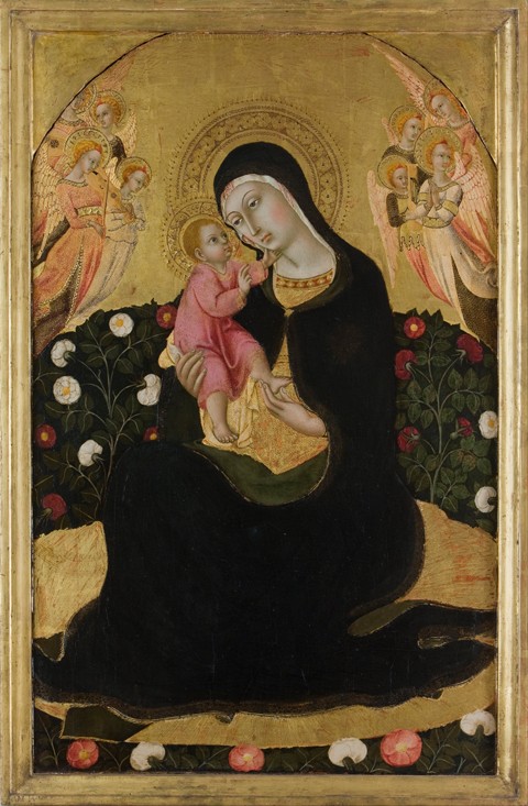 The Virgin and Child with Angels (Madonna of Humility) from Sano di Pietro