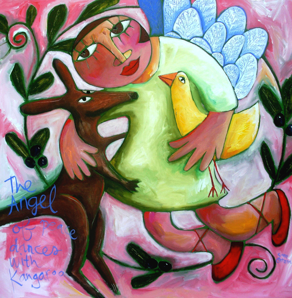 Angel of Peace the Kangaroo from Sara Catena