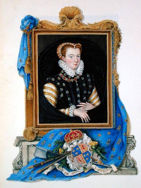 Portrait of Mary Queen of Scots (1542-87) from 'Memoirs of the Court of Queen Elizabeth' from Sarah Countess of Essex