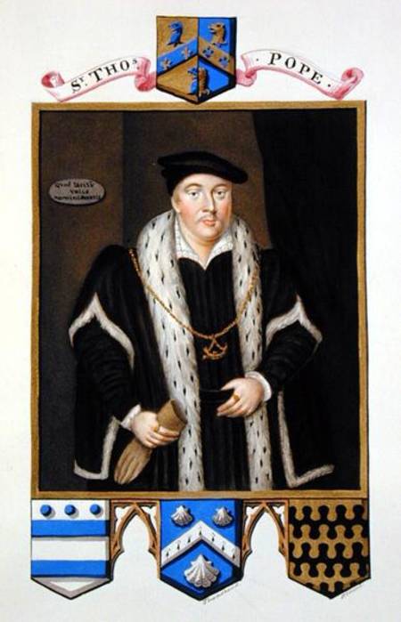 Portrait of Sir Thomas Pope (c.1507-99) from 'Memoirs of the Court of Queen Elizabeth' from Sarah Countess of Essex
