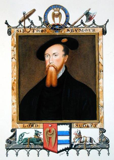 Portrait of Thomas Seymour (1508-49) 1st Baron of Sudeley from 'Memoirs of the court of Queen Elizab from Sarah Countess of Essex