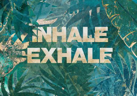Inhale exhale typography 2