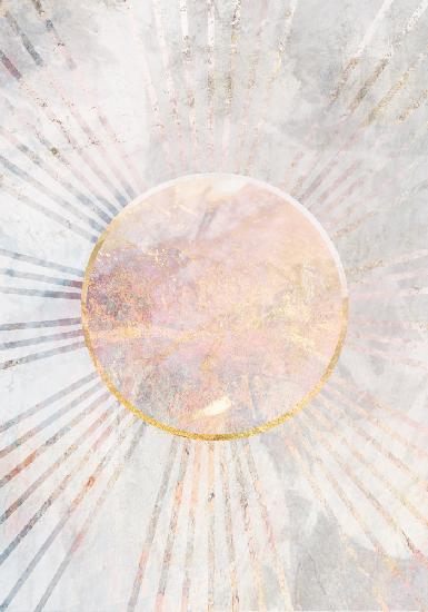 Sun worship golden universe