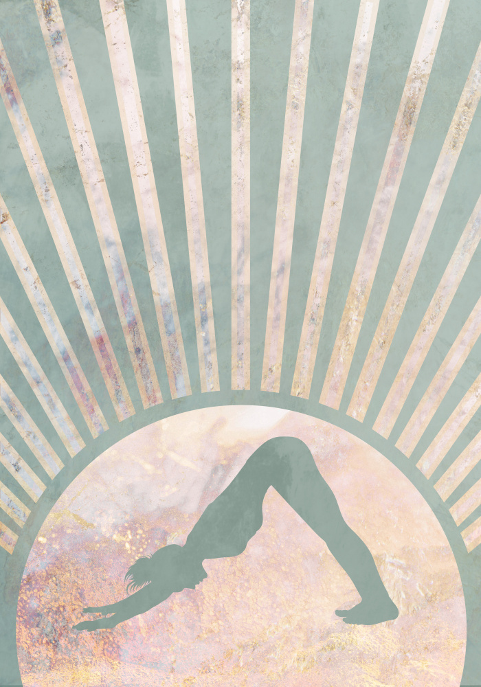 Yoga Boho Sun Rise Green 3 from Sarah Manovski