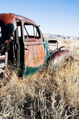 abandoned car rural Wyoming from Sascha Burkard