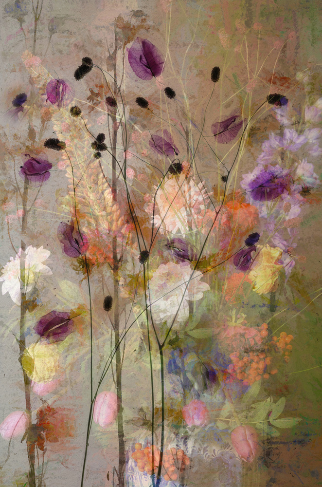 Painterly flowers from Saskia Dingemans