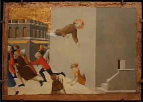 The blessed Ranieri frees the poors from a Florentine jail (From Borgo del Santo Sepolcro Altarpiece