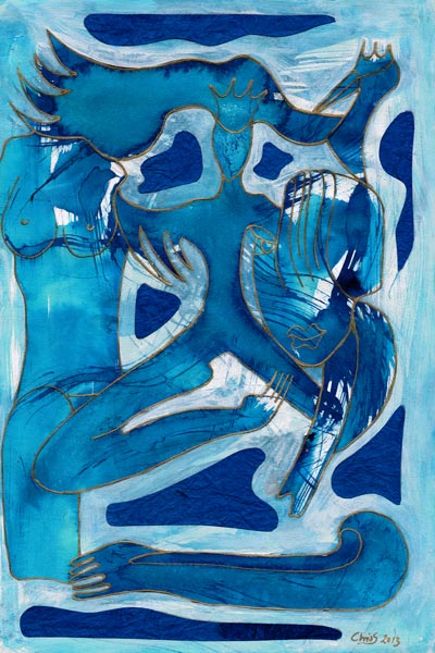 Blue velvet from Christine Schirrmacher 